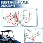 golf cart king pin
